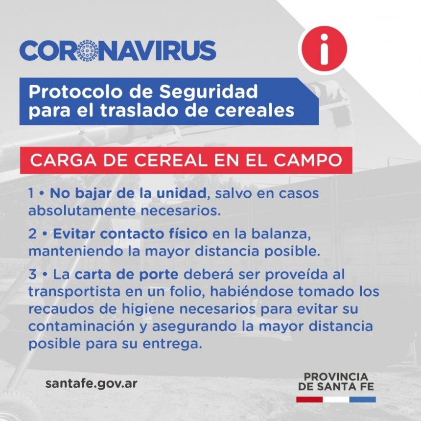 Carga de cereal en el campo