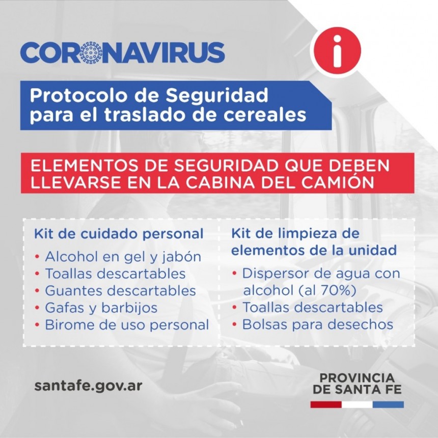 Elementos de seguridad que deben llevarse en la cabina del camión