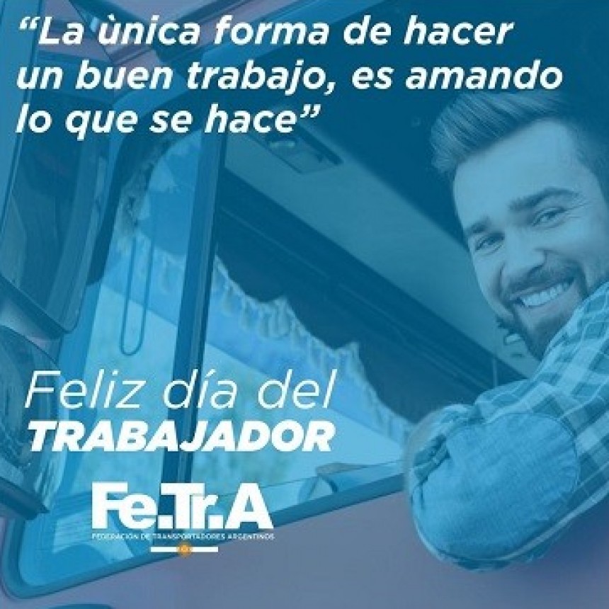 Feliz Día Internacional del Trabajador.