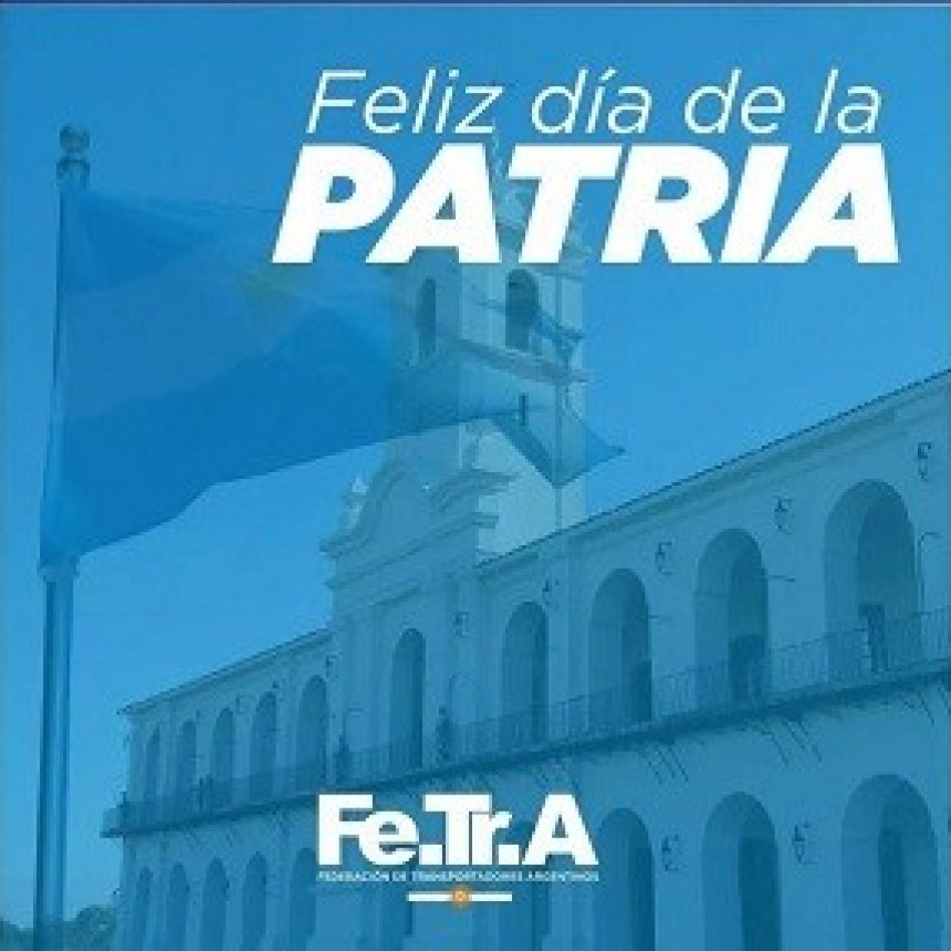 Feliz día de la Patria