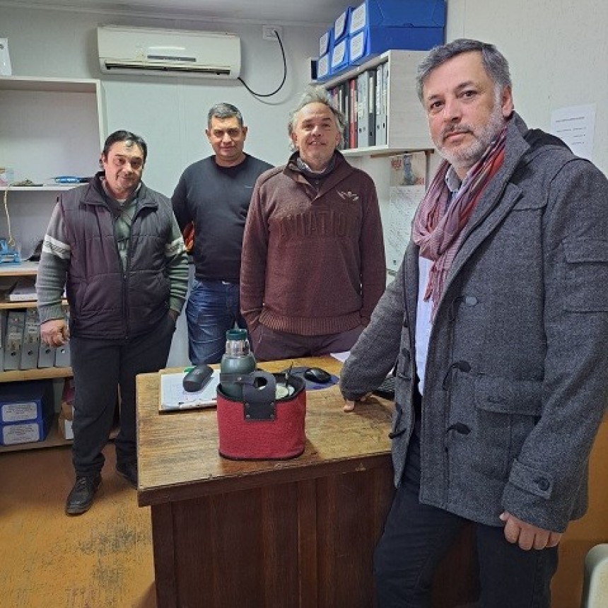 Dirigente de la Federación visita la entidad adherida de Centeno.