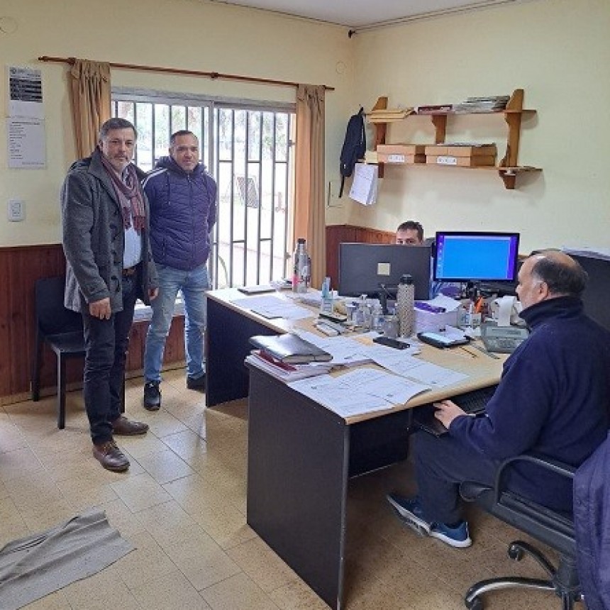 Dirigente de Fe.Tr.A visita la entidad adherida de San Genaro.